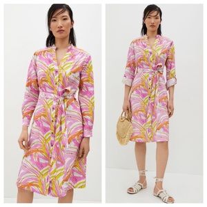 Vera for Anthropologie Colorful Confetti Midi Dress L